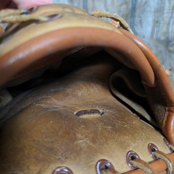 Kassnar Baseball Catcher Glove Mitt Cowhide Leather RHT 1220 Sports Softball - Picture 9 of 9